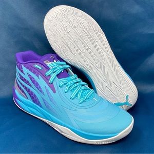 Puma LeMelo Ball MB.02 Queen City Shoes Blue Purple (379779-01) Men's Basketball